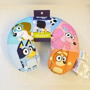 Bluey Kids Travel Neck Pillow - Multicolor